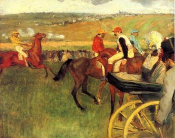 Edgar Degas : The Racecourse, Amateur Jockeys